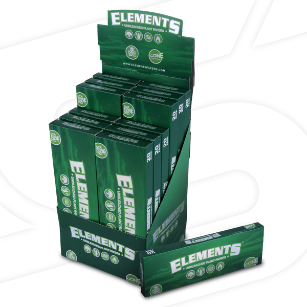 Elements Green Pre Rolled Cones KING | 20Pack