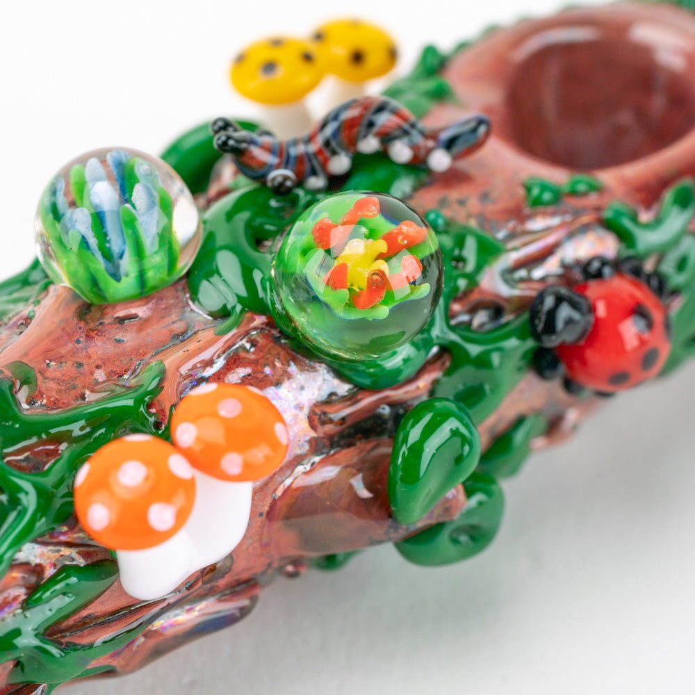 Empire Glassworks Mossy Log Hand Pipe | HP405