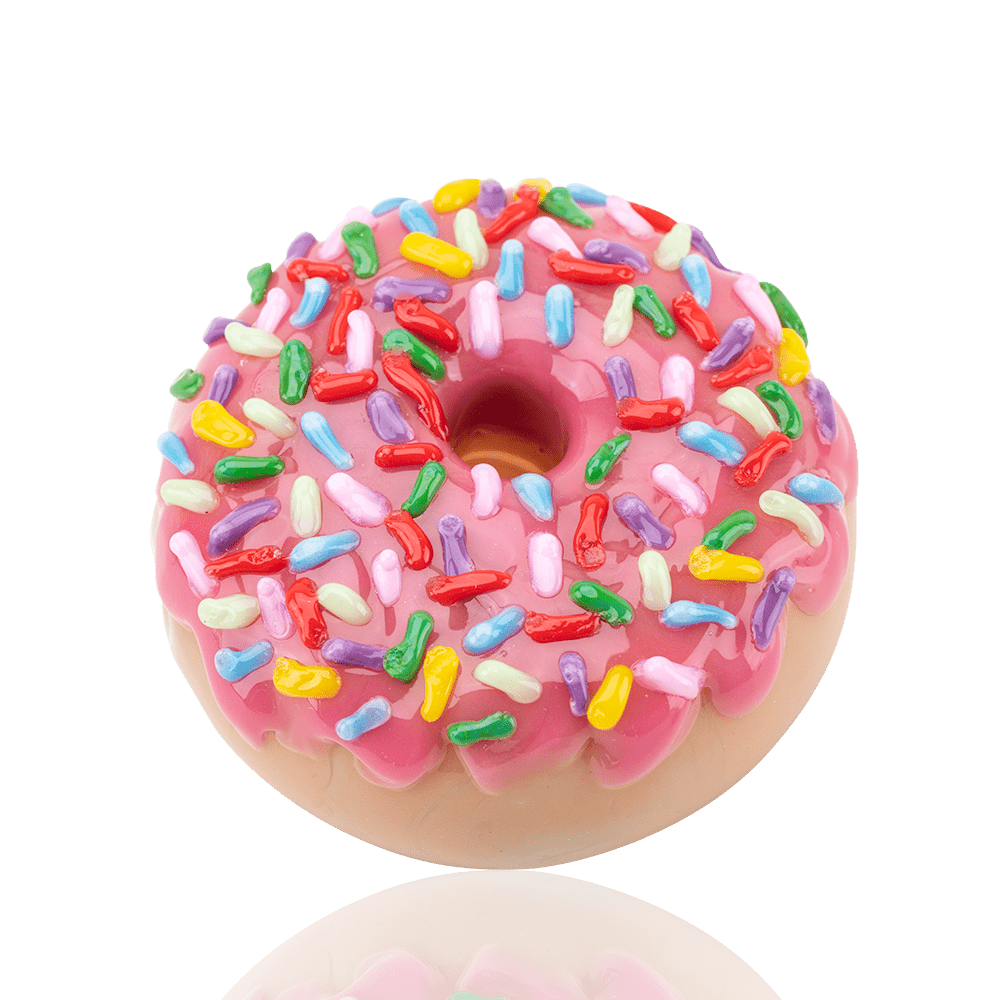 Empire Glassworks Pink Sprinkle Donut Dry Pipe Main image