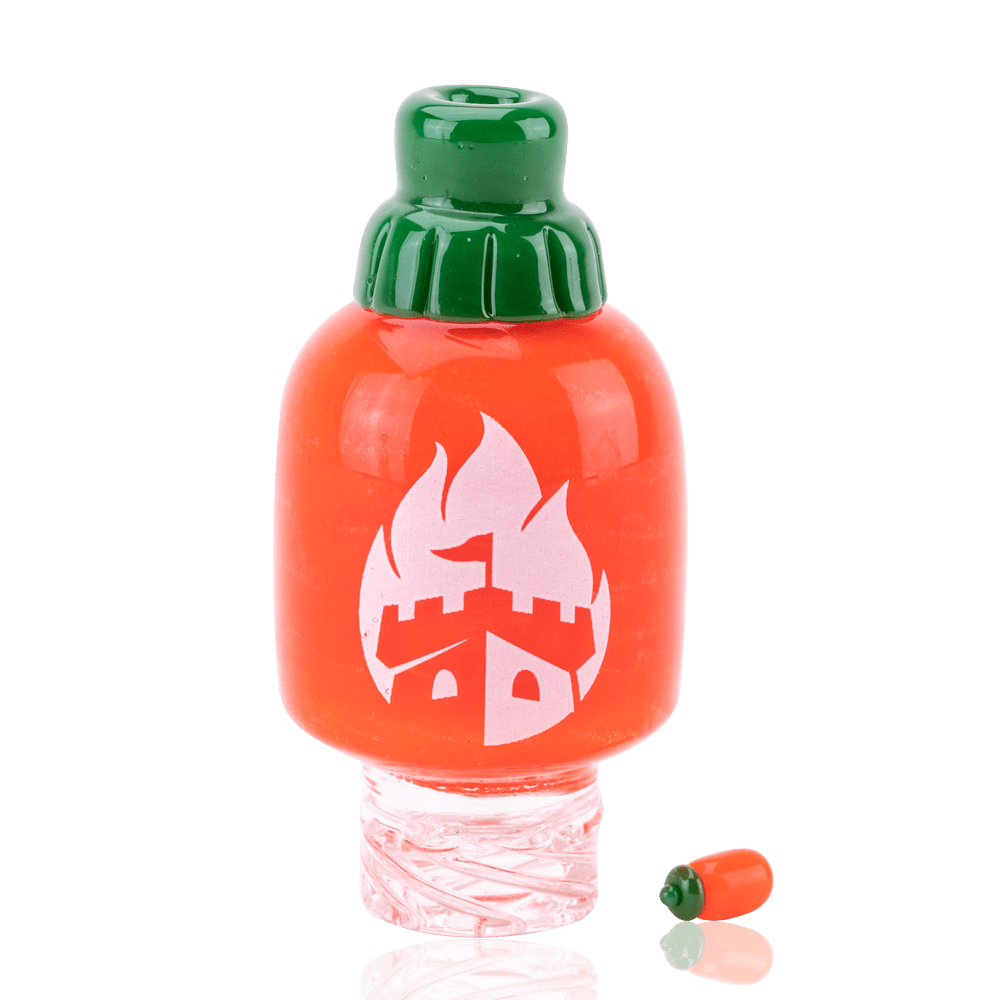 Empire Glassworks Spinner Cap - Siracha | EGAC02