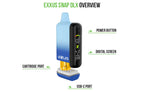 Exxus - Vape Snap DLX 510 Voltage Battery | Fits 3.5G Cartridges | Single Unit