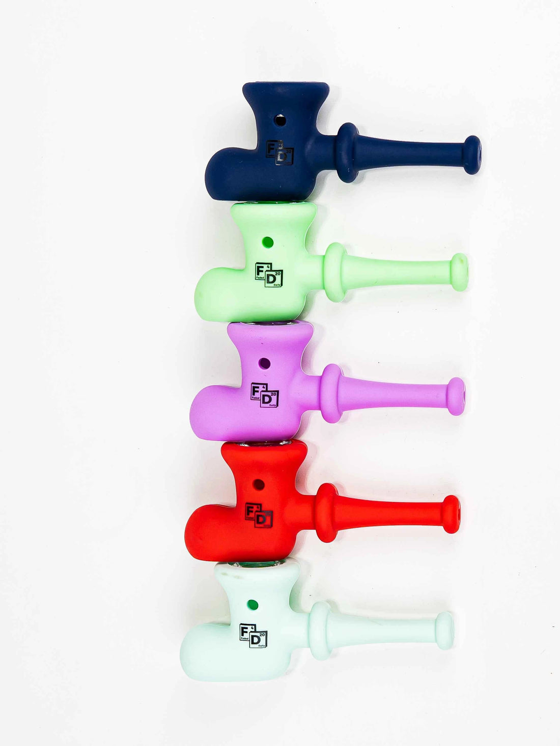 SILICON HANDPIPE| FADED-DAILY| Multi color| 5 inches