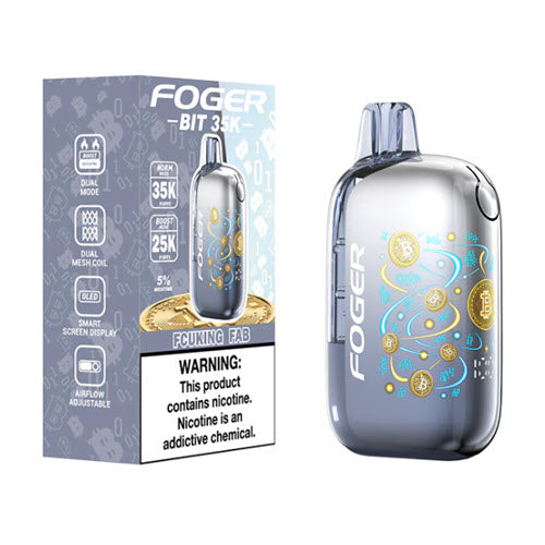 Foger Bit 35K Disposable Vape | 35,000 Puffs | 5 Units/Box | Wholesale