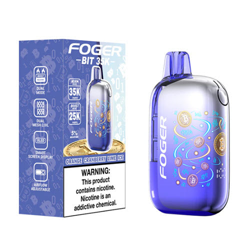 Foger Bit 35K Disposable Vape | 35,000 Puffs | 5 Units/Box | Wholesale
