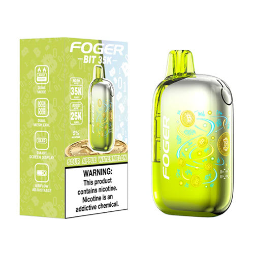 Foger Bit 35K Disposable Vape | 35,000 Puffs | 5 Units/Box | Wholesale