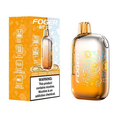 Foger Bit 35K Disposable Vape | 35,000 Puffs | 5 Units/Box | Wholesale