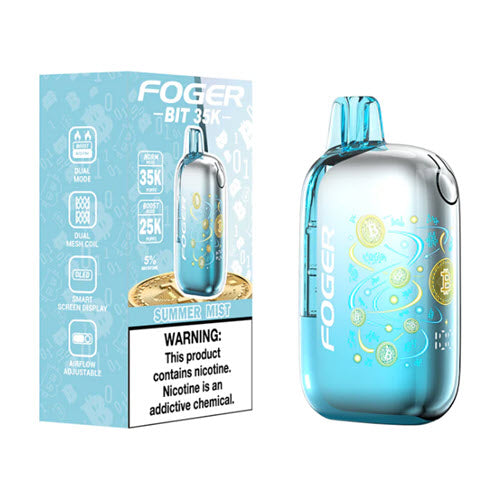 Foger Bit 35K Disposable Vape | 35,000 Puffs | 5 Units/Box | Wholesale