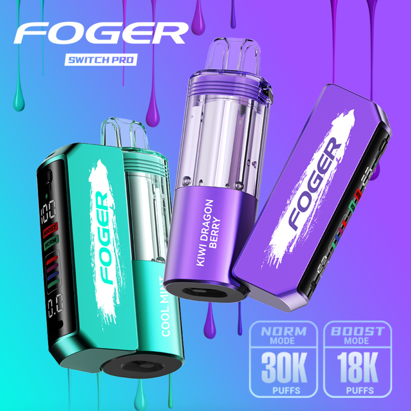 Foger Switch Pro Kit | 30k Puffs | 5 Pcs/Box Secondary image