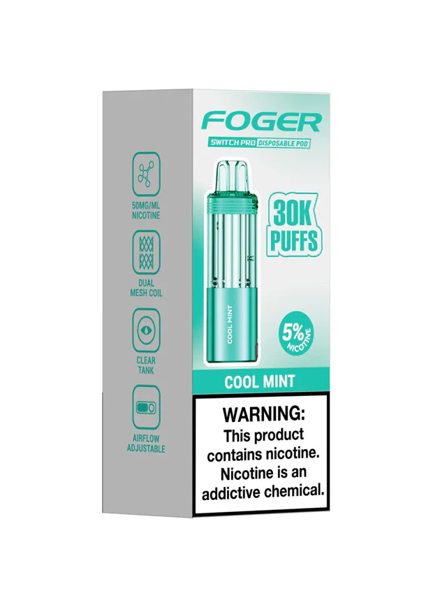 Foger Pods | 30k Puffs | 5 Pcs/Box