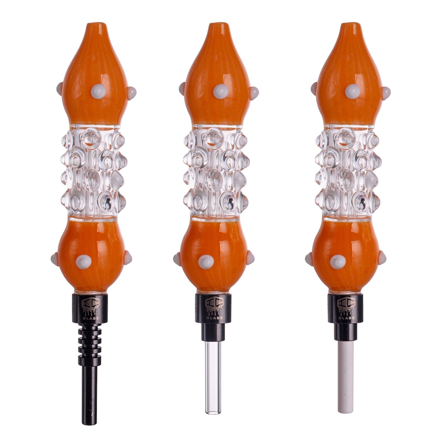 IC GLASS - DAB SLAB | comes with 6 accessories & Adapter for HUNI BADGER | Single Unit