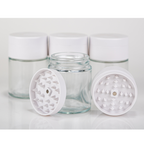 Grinder jar with Glass Storage| Black | Single Unit