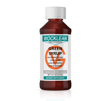 Wocklean Green Syrup – 4oz Relaxation Formula | Single Bottle Main image