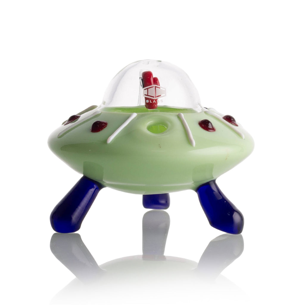 IC GLASS - Unidentified Flying Toke  Dab Rig | Assorted 3 Colors