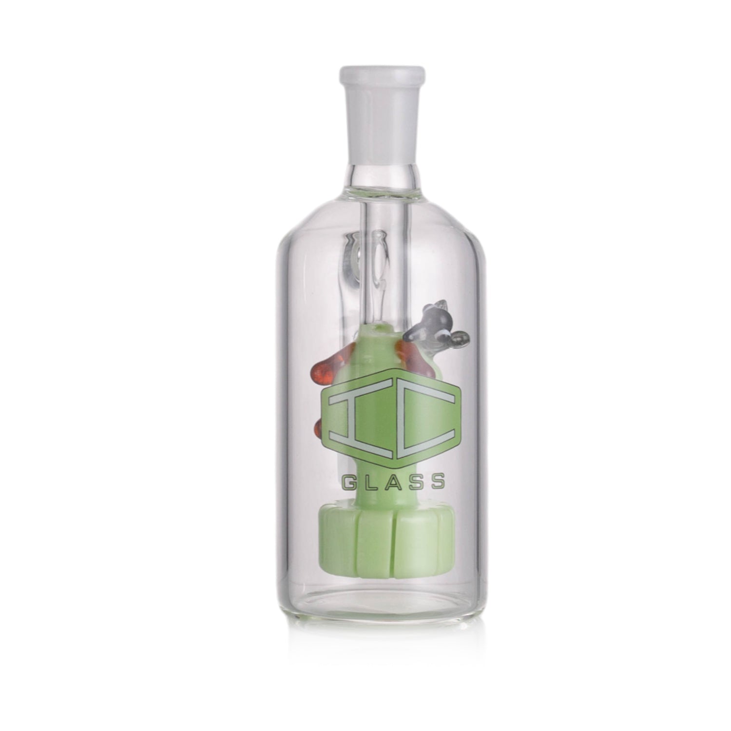 IC Glass - 14MM 90° Ash Catcher with Honey Drip & Honeybee Design Secondary image