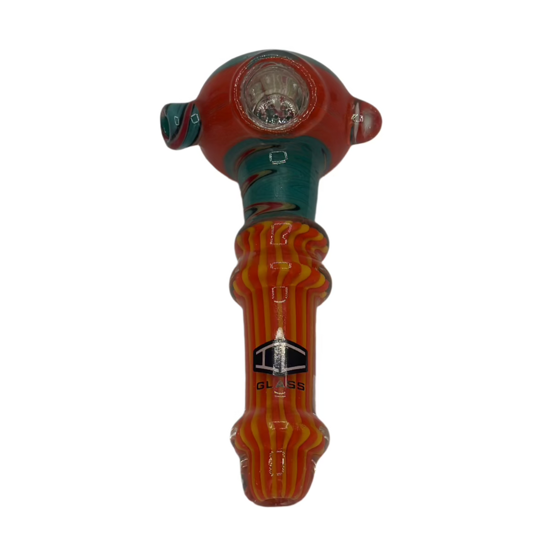 IC Glass Hand Pipe with Screen – 4 Color Options