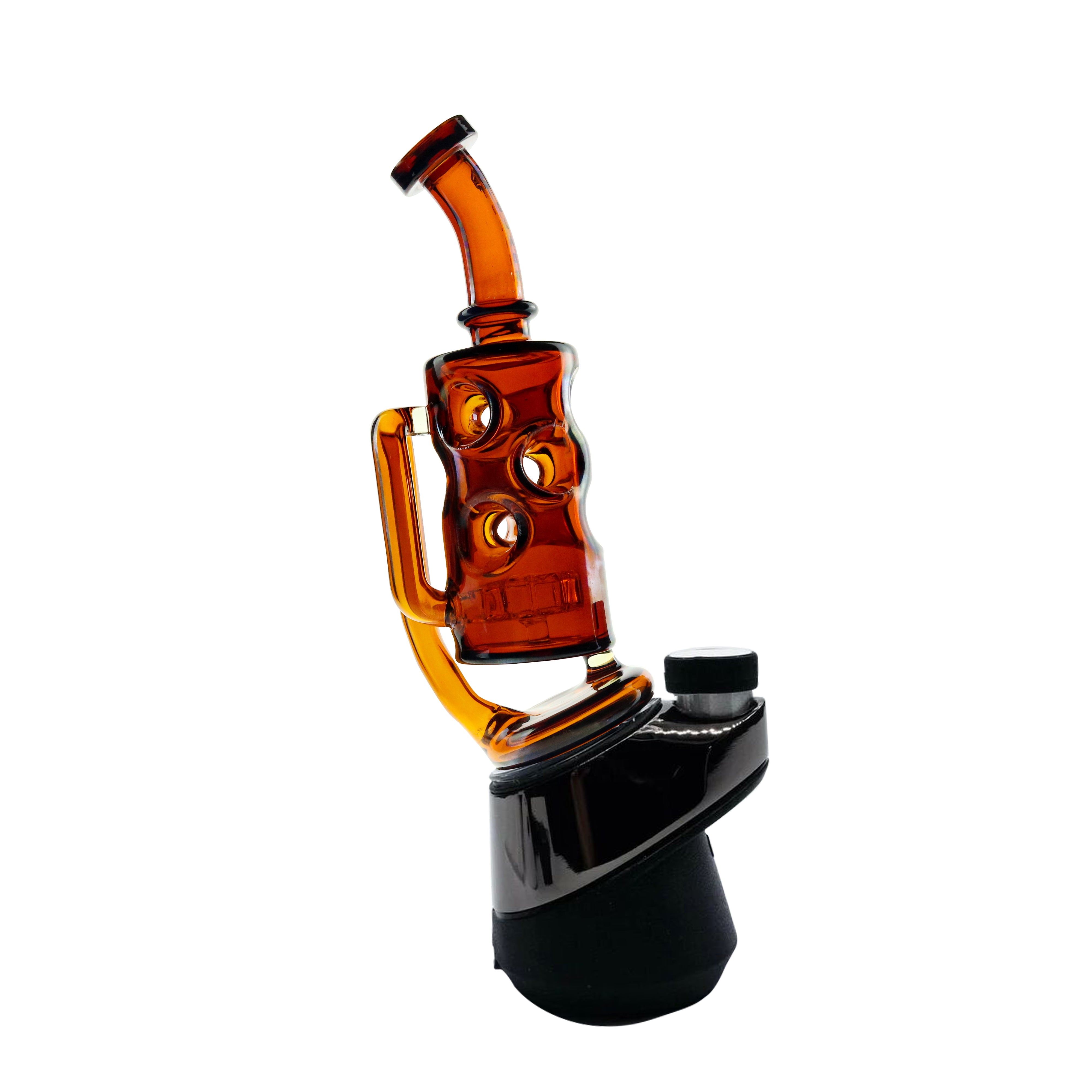 IC Glass Puffco Glass Attachment with Fumed Design | ICPU98 | High-Quality Accessory