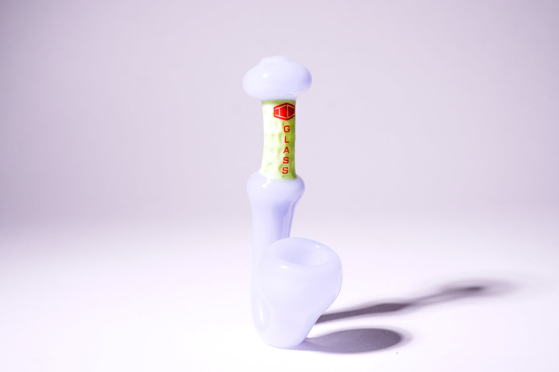 IC Glass - Slime color Sherlock Pipe | ICHP165