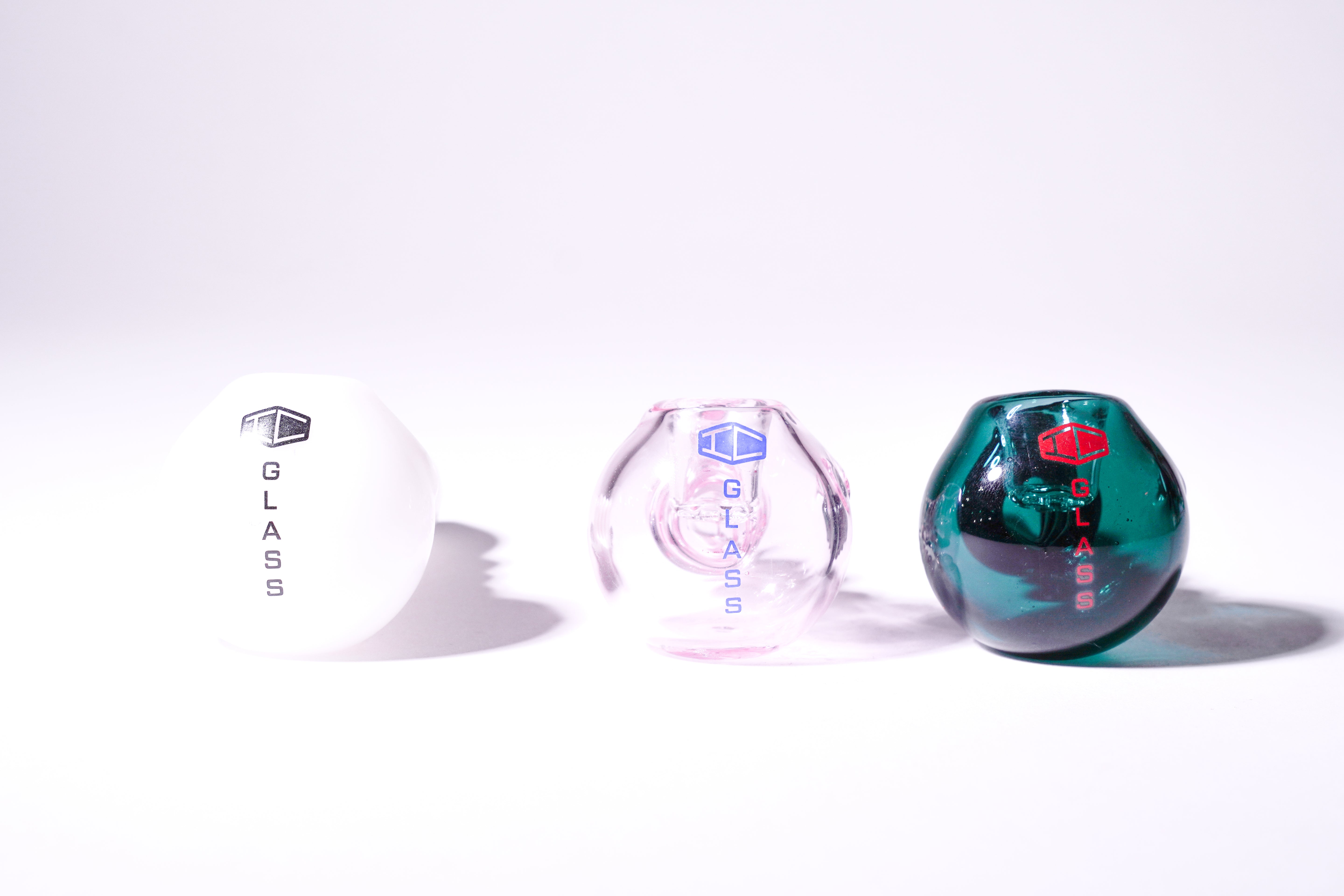 IC Glass - Slime cold color hand pipe with screen | ICHP169 Main image