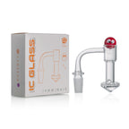 IC Glass - Cameron | 14mm 90D Quartz Banger | Includes Carb Cap & Terp Balls | 5 Colors