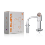 IC Glass - Cameron | 14mm 90D Quartz Banger | Includes Carb Cap & Terp Balls | 5 Colors