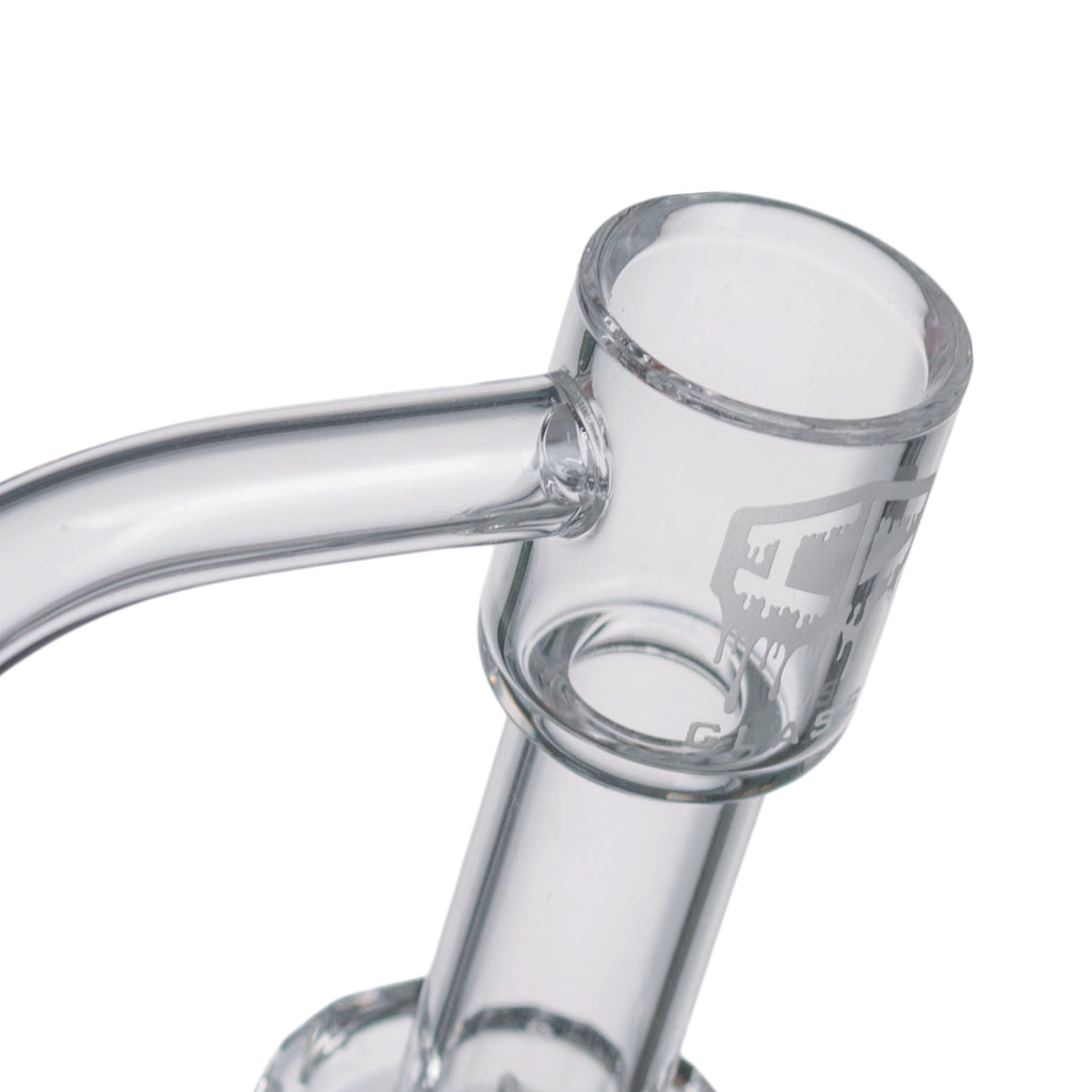 IC Glass - Cameron | 14mm 90D Quartz Banger | Includes Carb Cap & Terp Balls | 5 Colors
