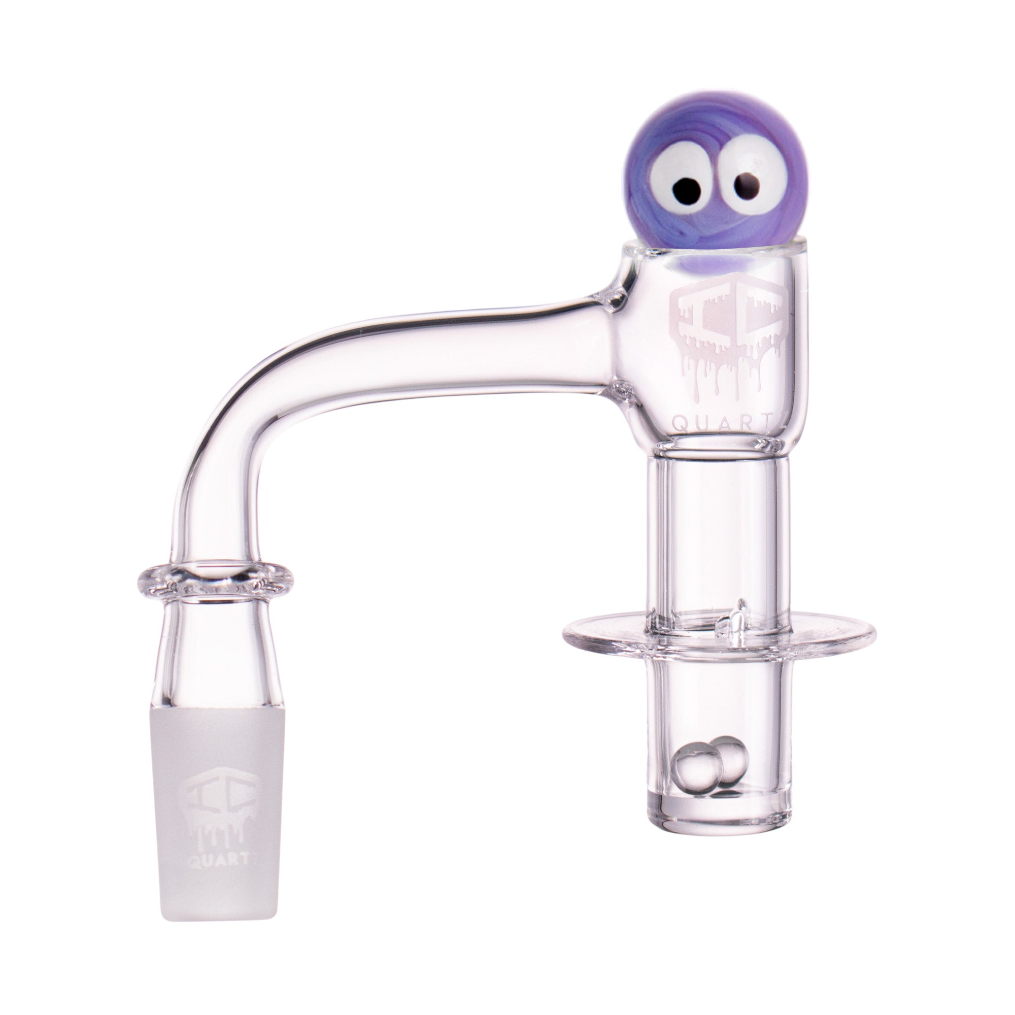 IC Quartz - Elemental | 14mm 90D Banger | Includes Terp Ball Graber | 5 colors