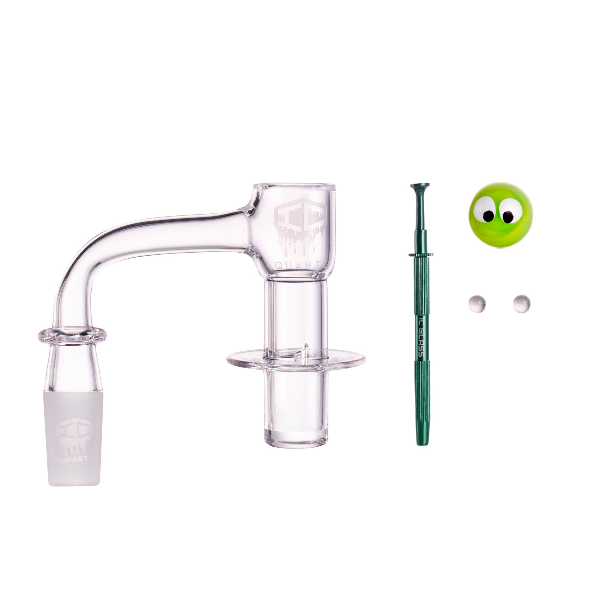IC Quartz - Elemental | 14mm 90D Banger | Includes Terp Ball Graber | 5 colors Secondary image