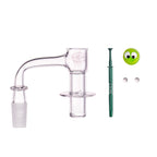IC Quartz - Elemental | 14mm 90D Banger | Includes Terp Ball Graber | 5 colors