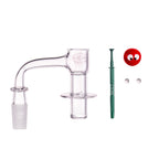 IC Quartz - Elemental | 14mm 90D Banger | Includes Terp Ball Graber | 5 colors