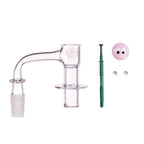 IC Quartz - Elemental | 14mm 90D Banger | Includes Terp Ball Graber | 5 colors