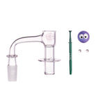 IC Quartz - Elemental | 14mm 90D Banger | Includes Terp Ball Graber | 5 colors
