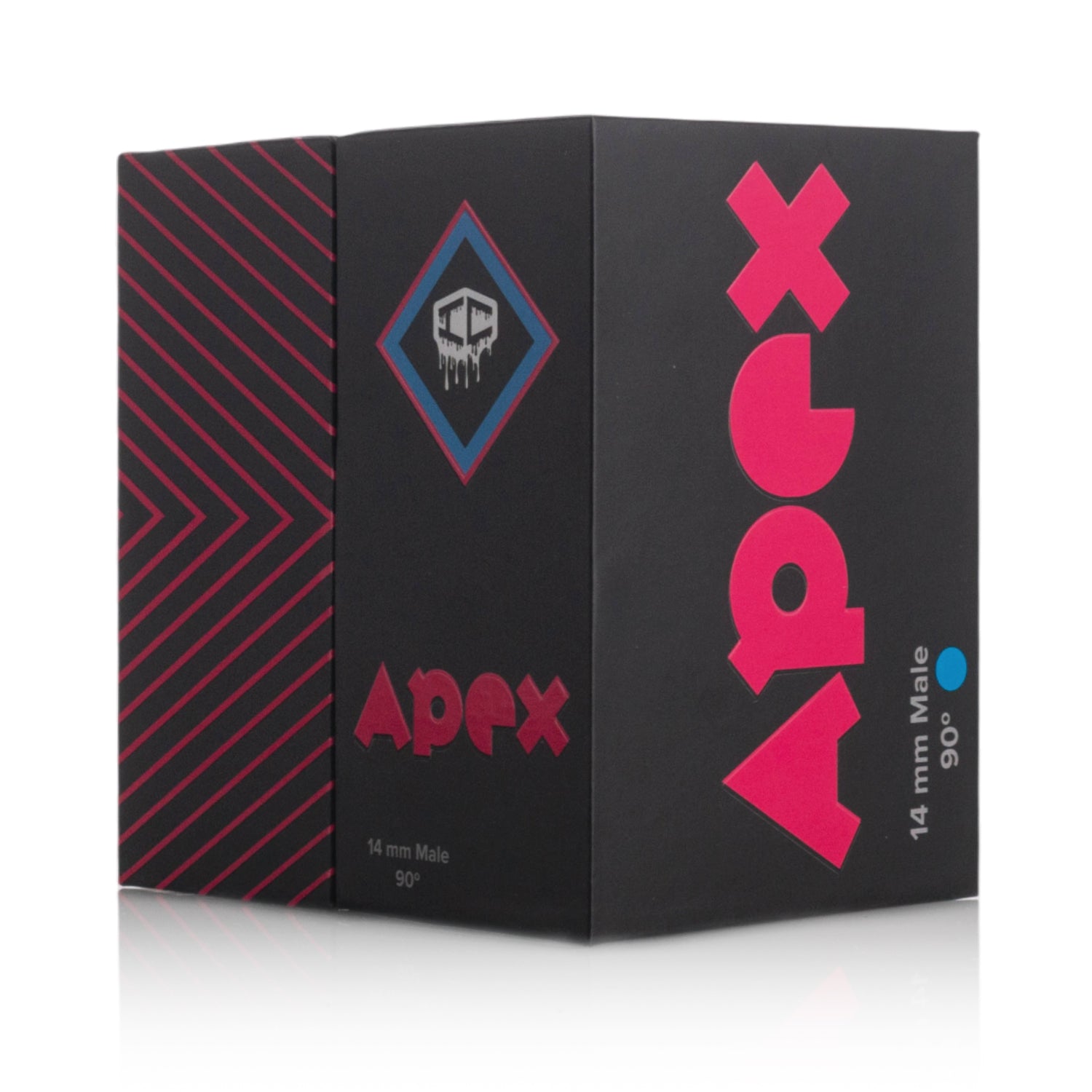 IC Quartz - Apex | 14mm 90° Banger | Includes Terp Ball Grabber, Carb Cap & Terp Balls | 6 Colors