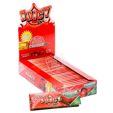 Juicy Jay's 1.25n Pure Hemp Rolling Papers Various Flavors- 24CT Per Box
