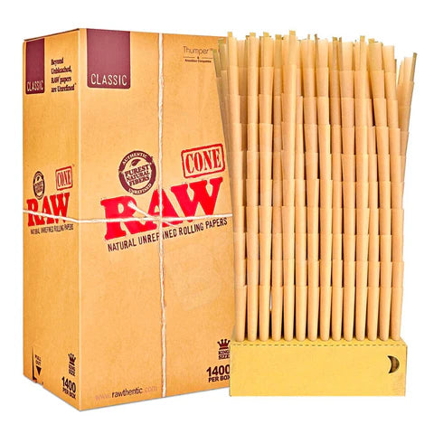 RAW Classic Cone King Size - 1400 Count for Perfect Rolls Main image