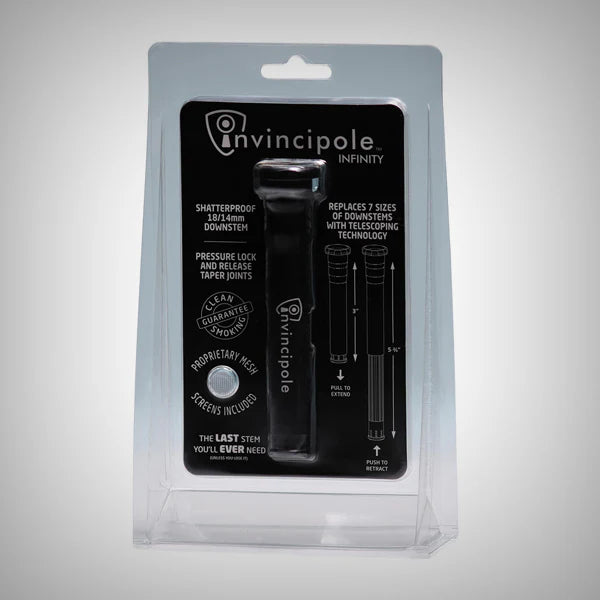 INVINCIPOLE INFINITY - 18/14mm Downstem | Shatterproof | Assorted 5 Colors