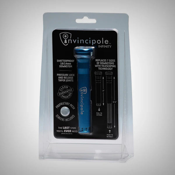 INVINCIPOLE INFINITY - 18/14mm Downstem | Shatterproof | Assorted 5 Colors