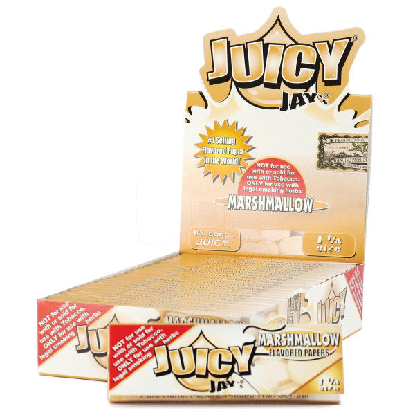 Juicy Jay's 1.25n Pure Hemp Rolling Papers Various Flavors- 24CT Per Box
