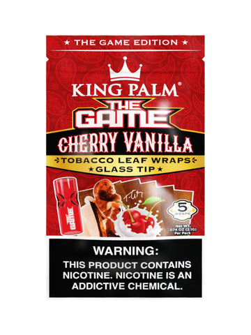 King Palm X The Game Edition | 5 Wraps + Glass Tip
