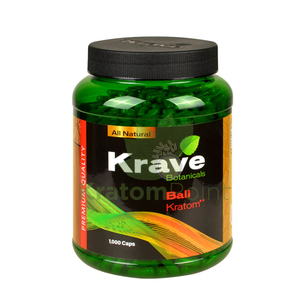 Krave Botanicals - Kratom 1000 Count Capsules