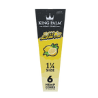 King Palm - Hemp Cones | 1 1/4 Size  6-Hemp cones| 30Packs/Display | Squeeze & POP | WR09