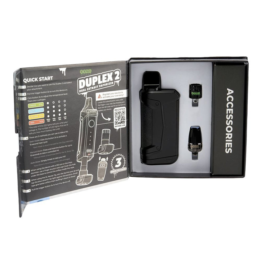 Ooze - Duplex 2 | 900 mAh Dual Extract Vaporizer | Single Unit