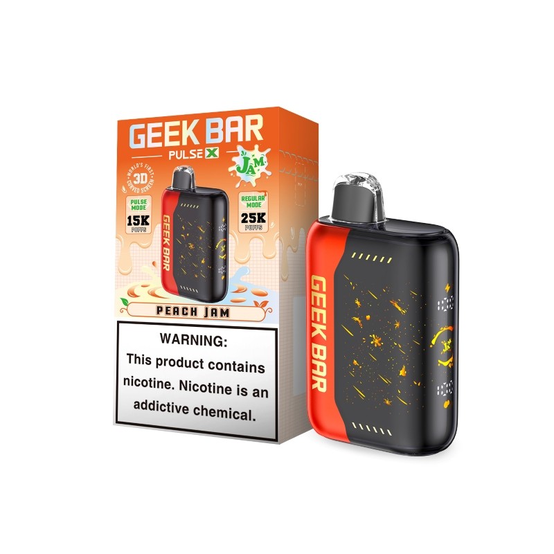 GEEKBAR PULSE X  Disposable Vape 25K  puff, dual mesh coils | 5Units/Box