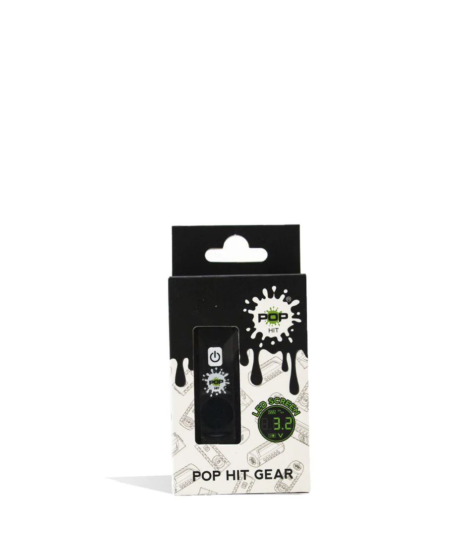 POP HIT - GEAR with LED Screen | 500mAh Vaporizer | 4 Voltage Levels | 12 Units / Display | Display
