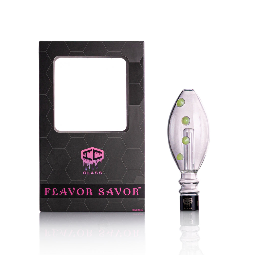 IC GLASS - Flavor Savor | comes with 6 accessories & Adapter for HUNI BADGER | Single Unit