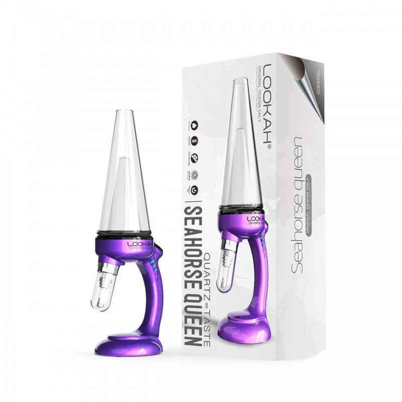 Lookah Seahorse Queen Electric Nectar Collector | Smooth Hits Anywhere