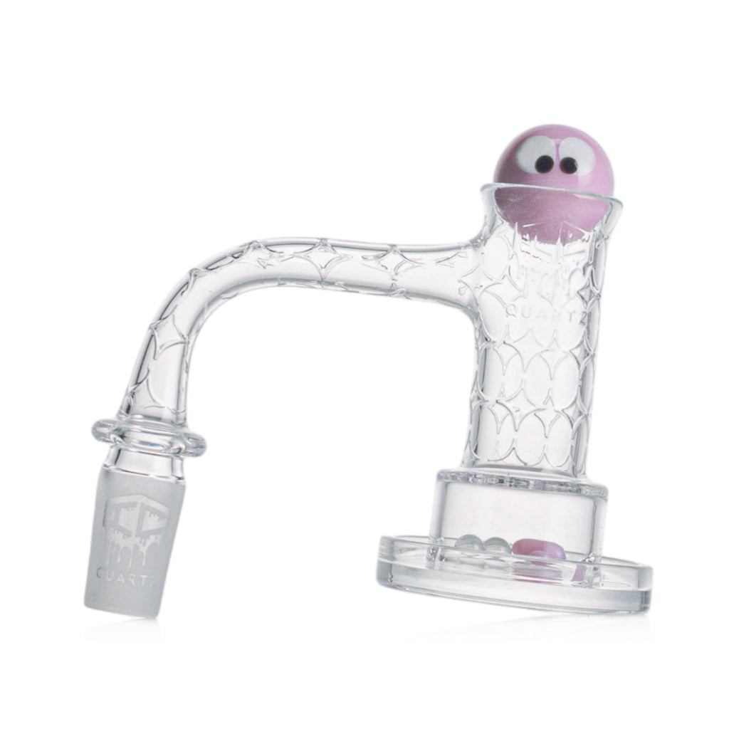quartz banger orange pink 