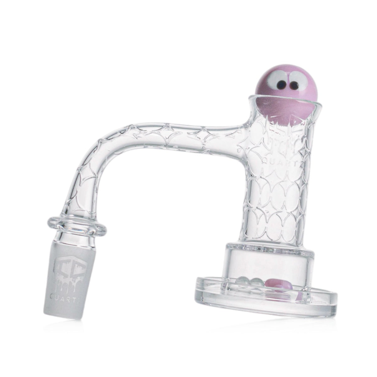 quartz banger orange pink 