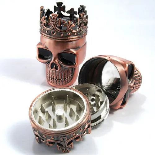 King Skull Metal Grinder | Durable & Stylish for Smooth Grinding