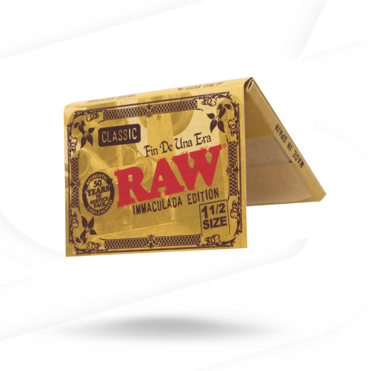 RAW Immaculada Edition 1 1/2 Rolling Papers – 25 Box Case | 50 Natural King Size Slim Sheets Secondary image