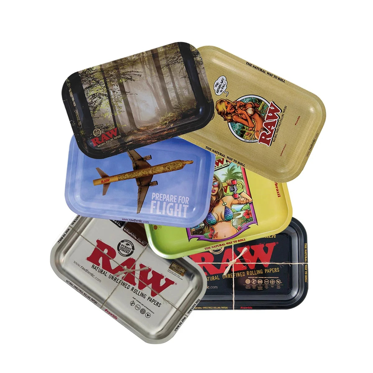 Cute Small Rolling Tray – 13 Unique Designs | No Lid | Single Unit